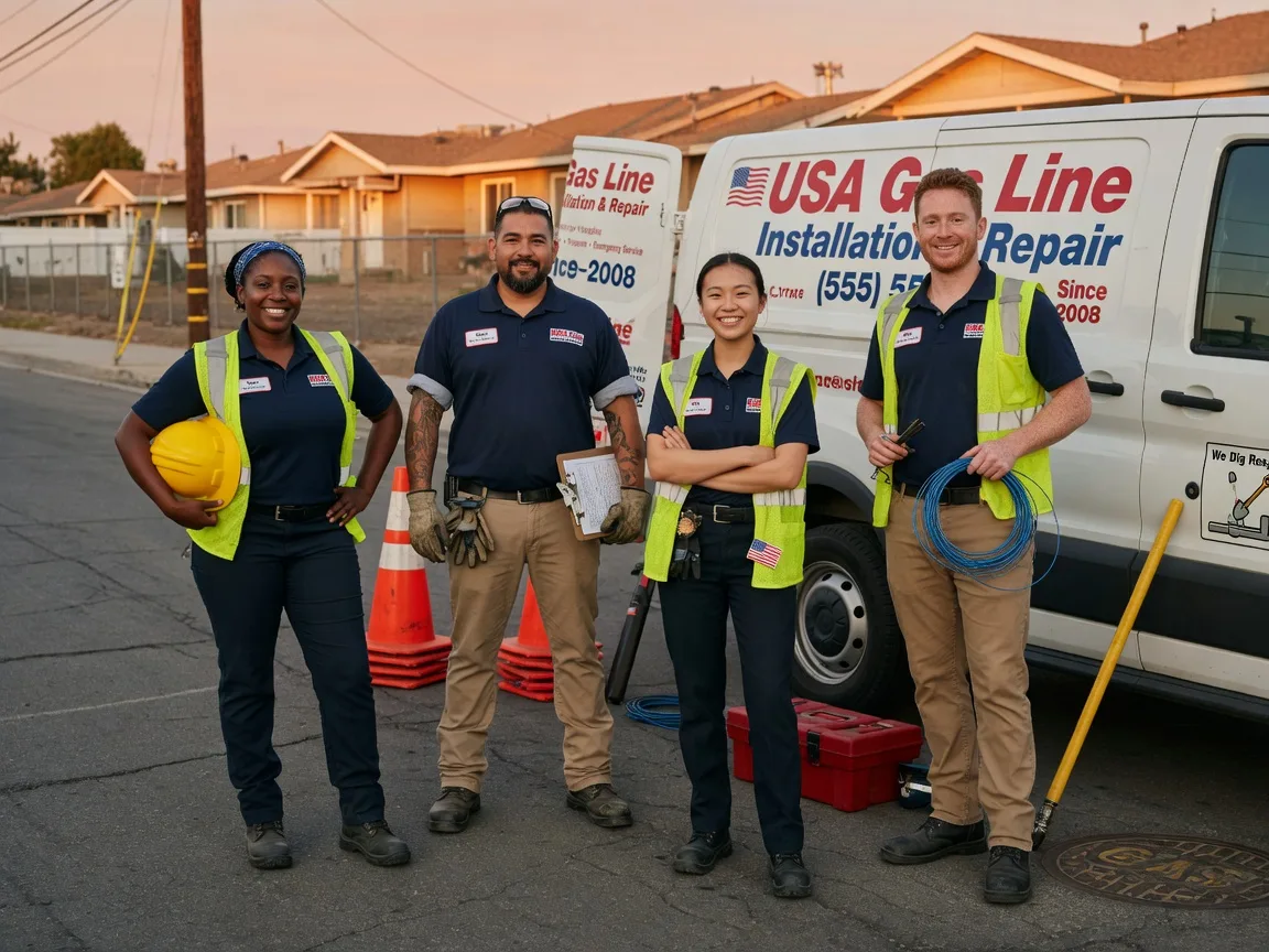 Gas Line Installation company in Bellflower, IL